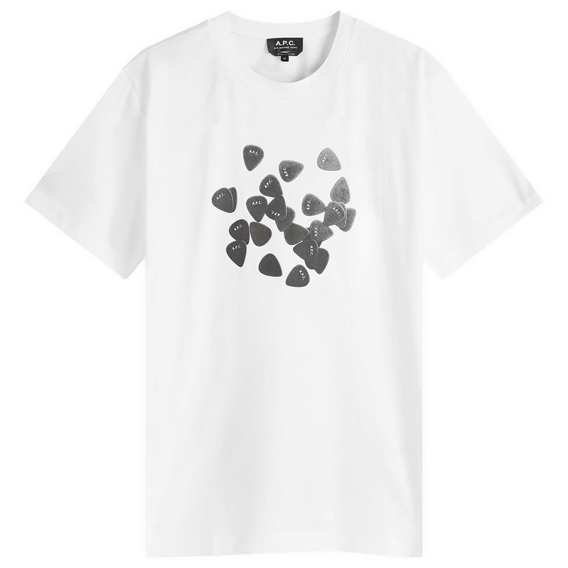 Majica kratkih rukava A.P.C. Graphic T-Shirt With Print Bijela | COBQX-M26483-AAB