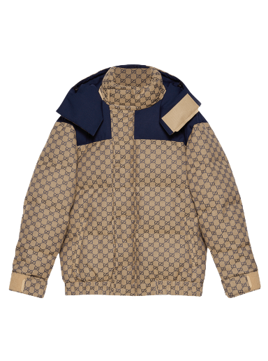 Jakna Gucci GG Canvas Goose Down Jacket Bež | 715535 Z8A52 9120
