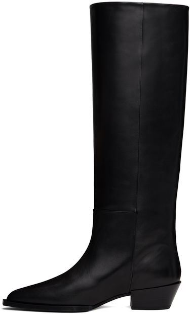 Odjeća Aeyde Aeyde Arla Leather Cowboy Tall Boots Crna | A11-KB-ARUP40CH116-FW24-800-001, 2