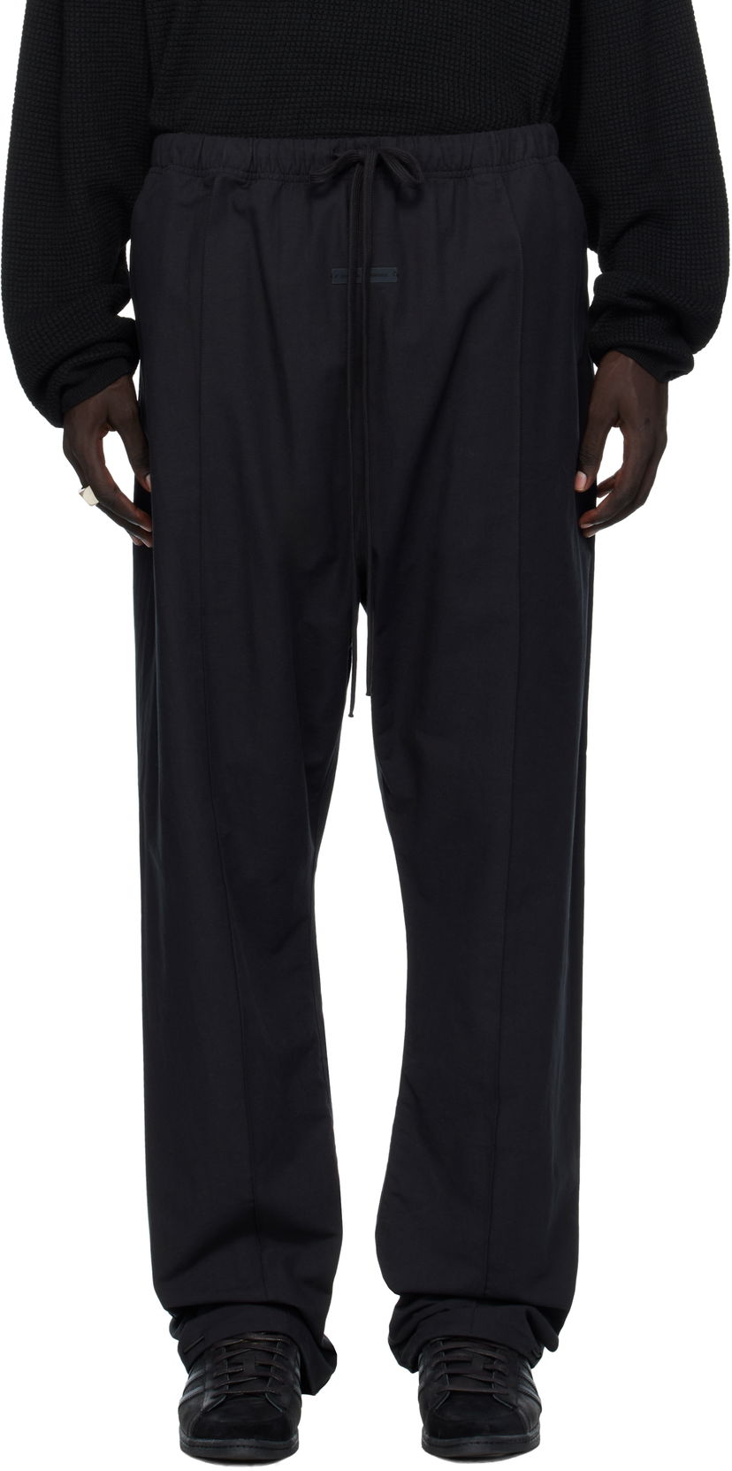 Trenirka Fear of God Fear of God ESSENTIALS Oxford Relaxed Sweatpants Crna | 130SP258140F