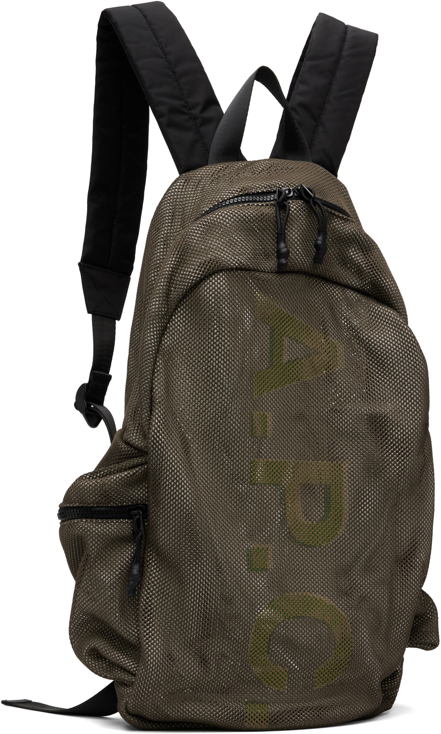 Ruksak A.P.C. A.P.C. Tech Rebound Mesh Backpack Zelena | PSAEU-H62242, 1