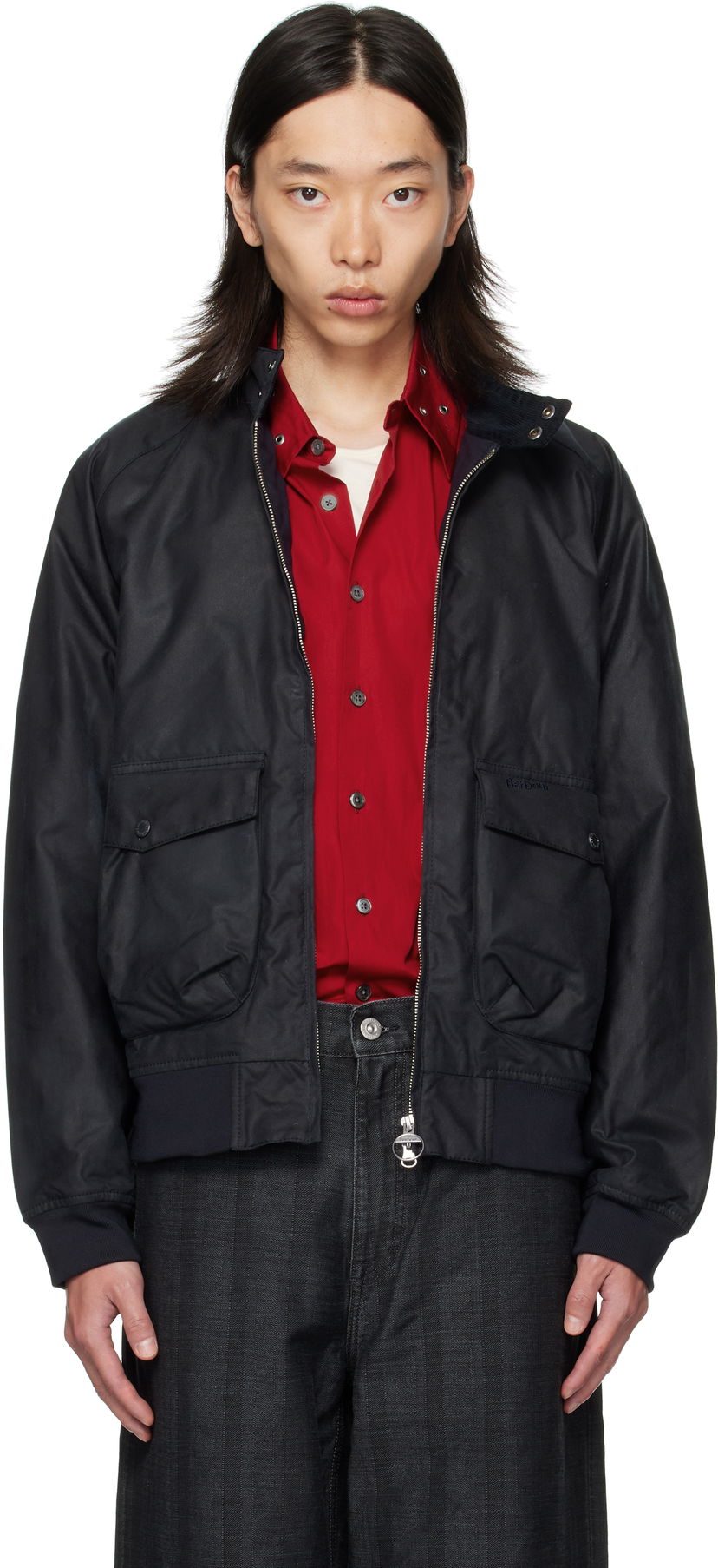 Jakna Barbour Barbour Modern Royston Waxed Jacket Crna | MWX2485NY92