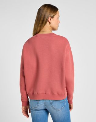 Dukserice Lee Sweatshirt Size XS Crvena | 112355149