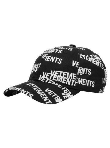 Kapa VETEMENTS Stamped Logo Cap Crna | UA53CA250B