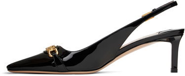 Tenisice i cipele Tom Ford TOM FORD Whitney Patent Leather Slingback Heels Crna | W3522-LCL072G, 2