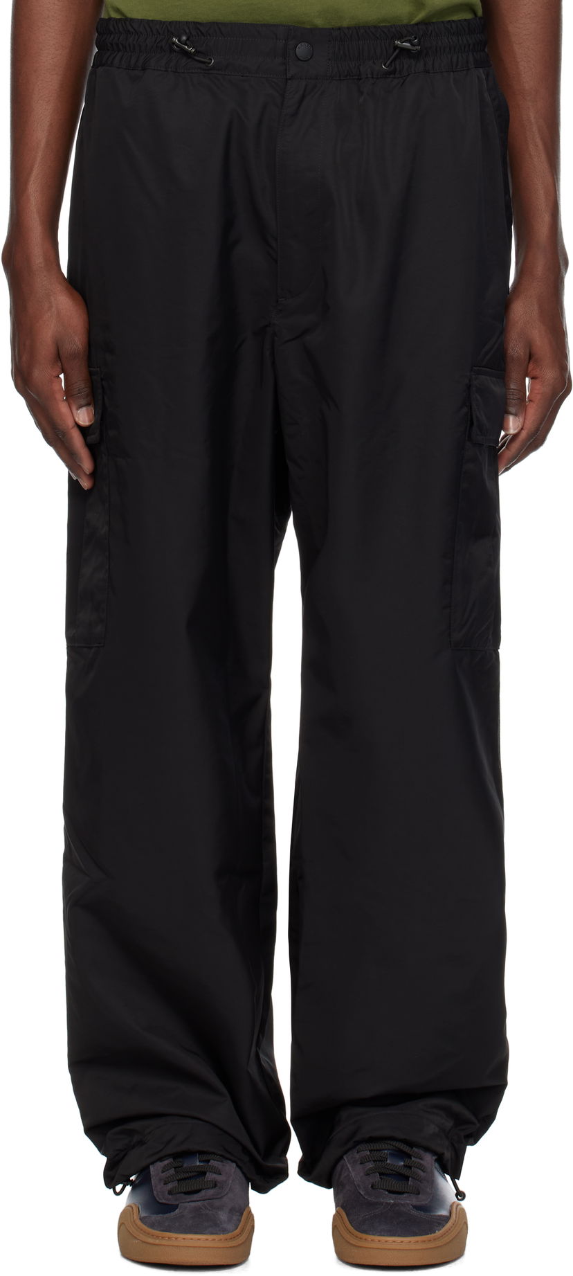 Cargo hlače KENZO Kenzo Paris 'Boke Flower 2.0' Cargo Pants Crna | FF55PA5149CE