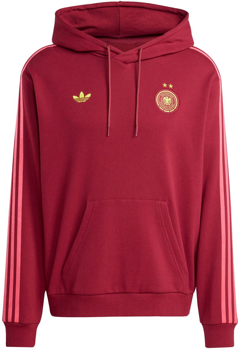 Dukserice adidas Originals adidas Originals DFB Hoodie Tamnocrvena | jj2738