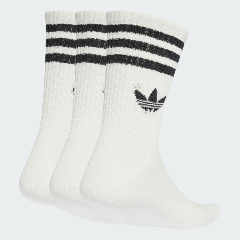 Čarape adidas Performance 3-Stripes Crew Socks - 3 Pairs Bijela | JV7401