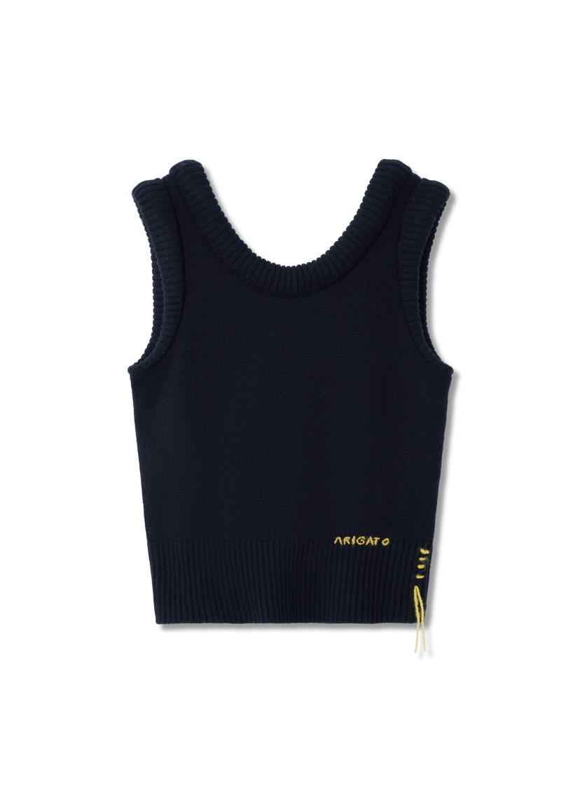 Prsluk AXEL ARIGATO Marla Knitted Vest Tamnoplava | A3356002