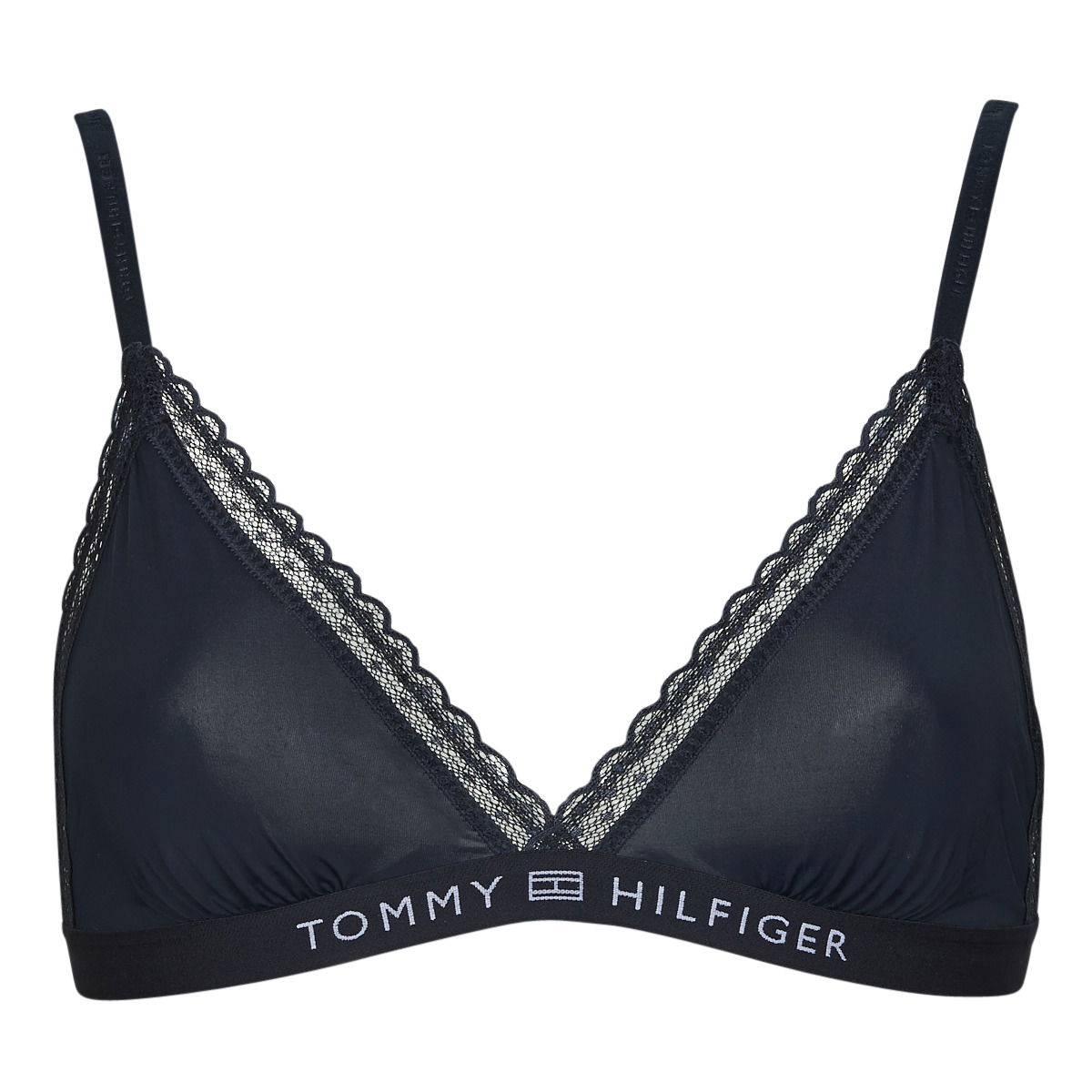 Grudnjak Tommy Hilfiger Triangle bras and Bralettes UNLINED TRIANGLE Crna | UW0UW04242-DW5-NOOS, 0