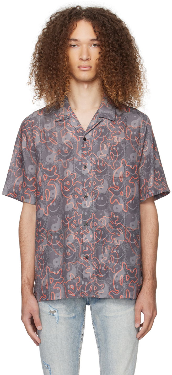 Košulja Ksubi Yin Dollar Resort Shirt Siva | MPS24SH001