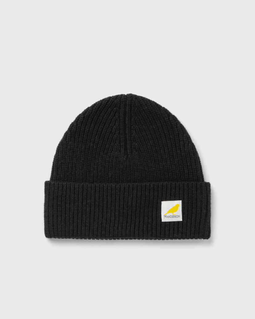 Kapica JW Anderson LOGO PATCH BEANIE Crna | KW1244-YN0365-999