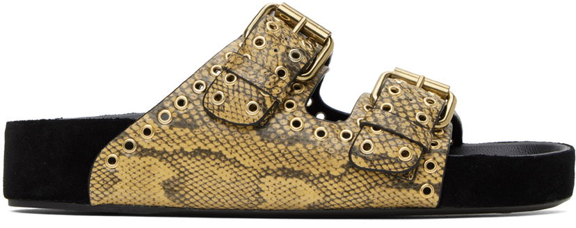 Dodaci ISABEL MARANT Isabel Marant Lennyo Buckle Sandals Žuta | 24PSD0118FA-B1B13S