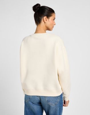 Džemper Lee Crew Neck Sweatshirt Bež | 112355170