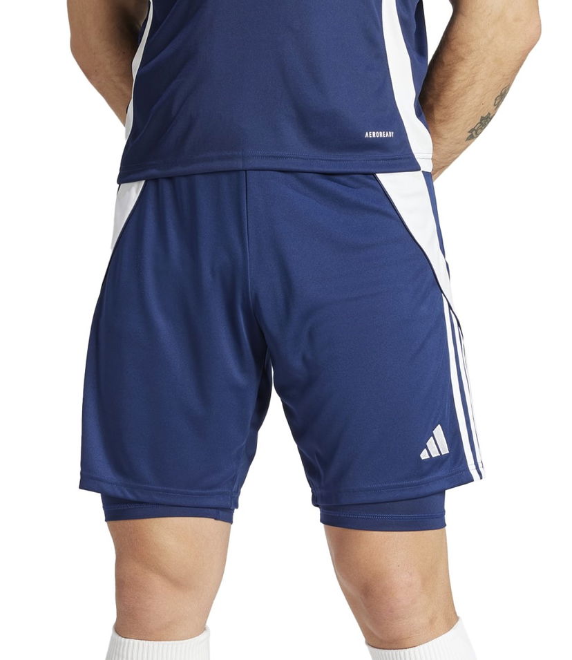 Kratke hlače adidas Performance adidas TIRO24 TRSH2IN1 Tamnoplava | ir7488