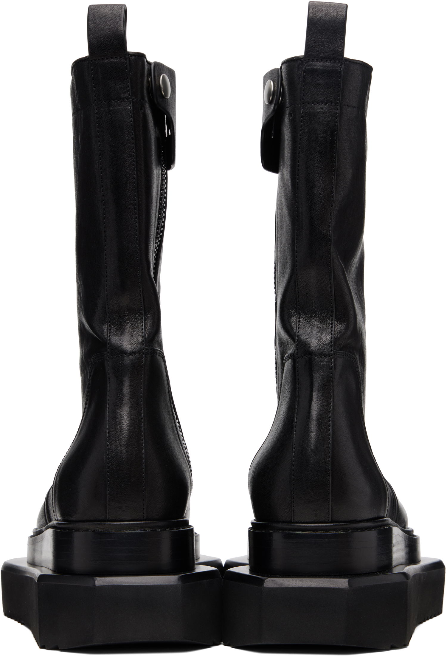 Tenisice i cipele Rick Owens Rick Owens Concordians Zipped Turbo Cyclops Boots Crna | RU02E1873 LGY, 1