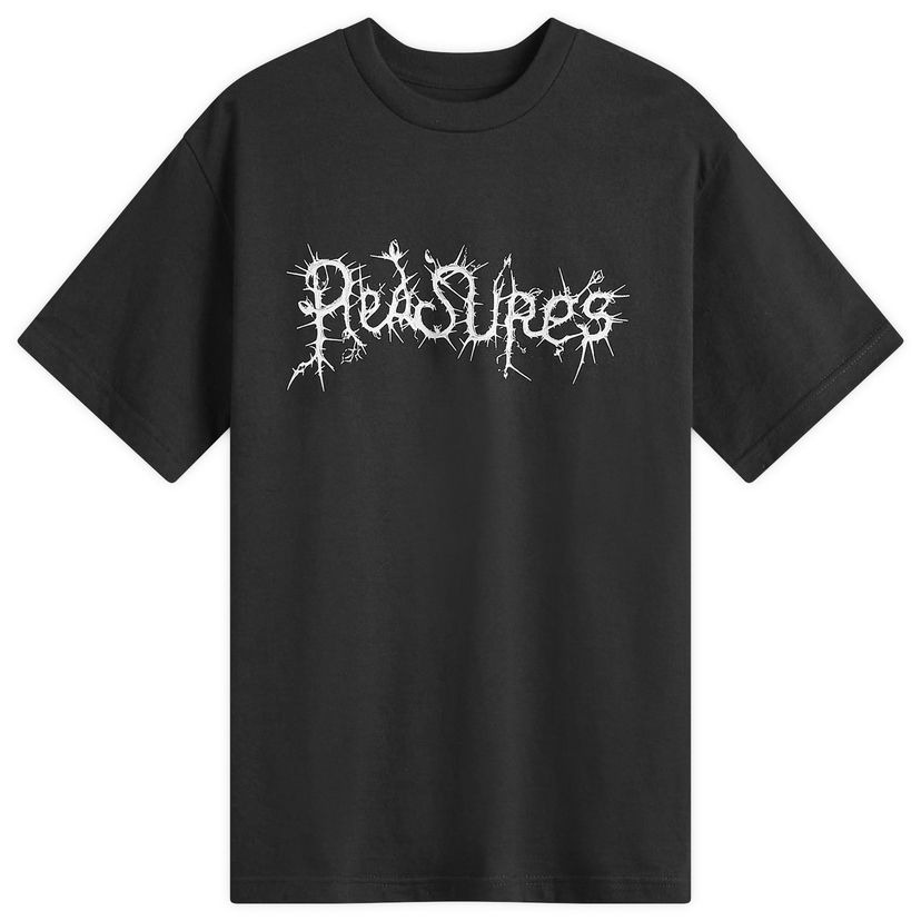Majica kratkih rukava Pleasures Nature Black T-Shirt Crna | P24W037-BLACK