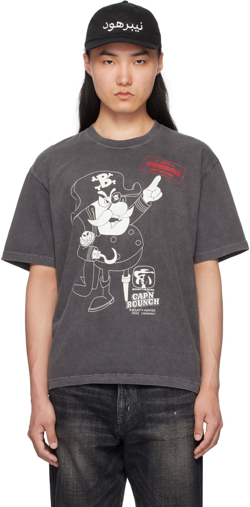 Majica kratkih rukava Neighborhood BOUNTY HUNTER Edition Graphic T-Shirt Crna | 251PCBHN-ST01