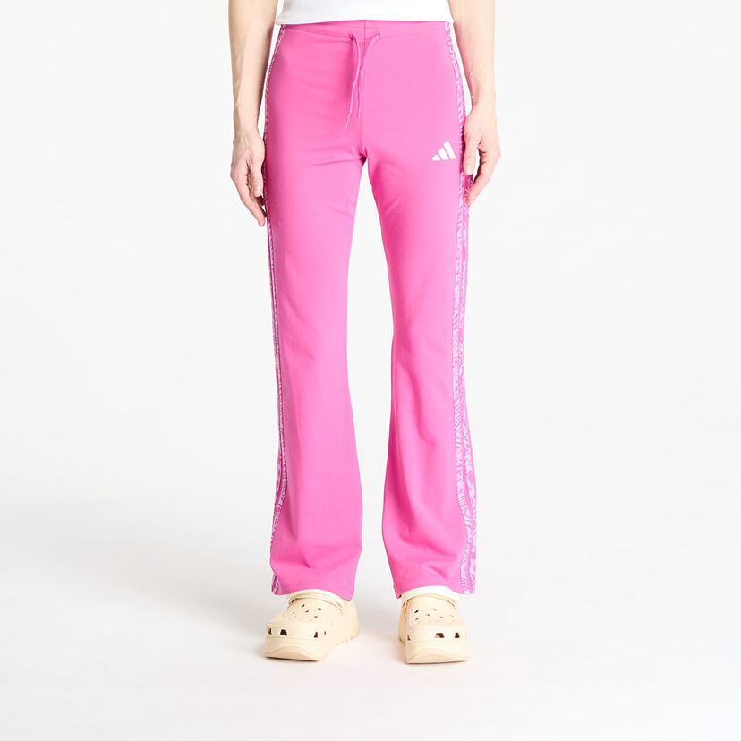 Trenirka adidas Originals Essentials 3 Stripes Print Leggings Ružičasta | JG6238