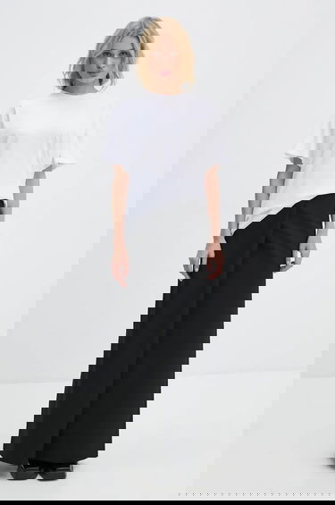 Majica kratkih rukava Maison Margiela Numeric Dropped-Shoulder T-shirt Bijela | S62GD0192 S23588, 3