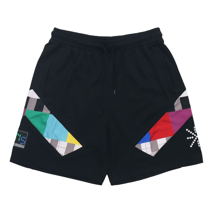 Kratke hlače Li-Ning Wade Team No Sleep Basketball Shorts Crna | AAPR349-1