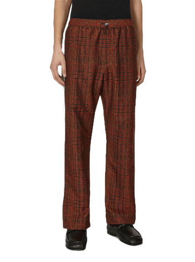 Trenirka Ahluwalia Blitta Track Pants Tamnocrvena | M-AHLU-TR003-SS23-FA90  BK
