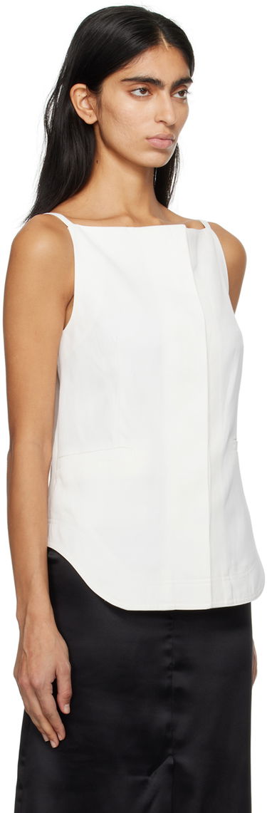 Majica bez rukava Loulou de Saison Loulou de Saison Mihant Square Neck Camisole Crna | MIHANT, 4