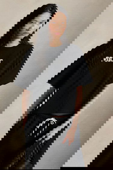 Majica kratkih rukava Polo by Ralph Lauren Polo Ralph Lauren Cropped T-Shirt Crna | 211965119, 0