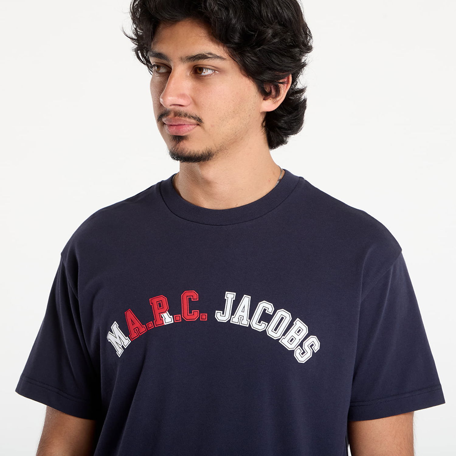 Majica kratkih rukava A.P.C. A.P.C. x Marc Jacobs Boxy Fit Tee Tamnoplava | COHKS-H26554 IAK, 1