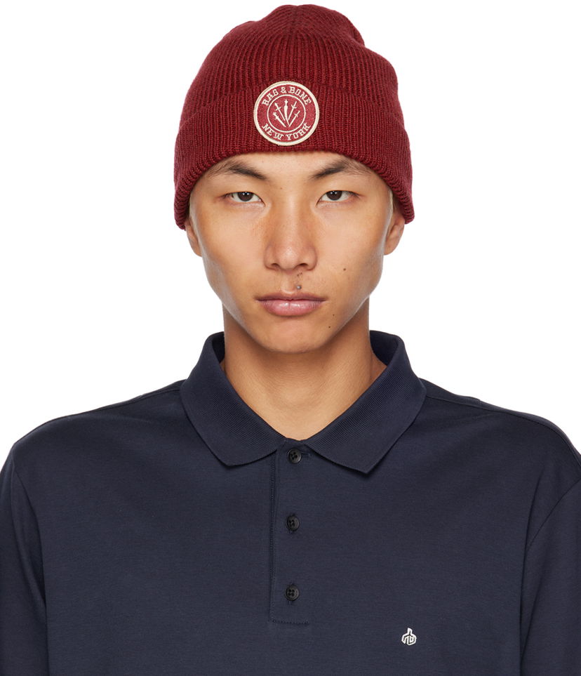 Kapica rag & bone Rag & Bone Charlie Beanie Crvena | MJK22HS005BV05