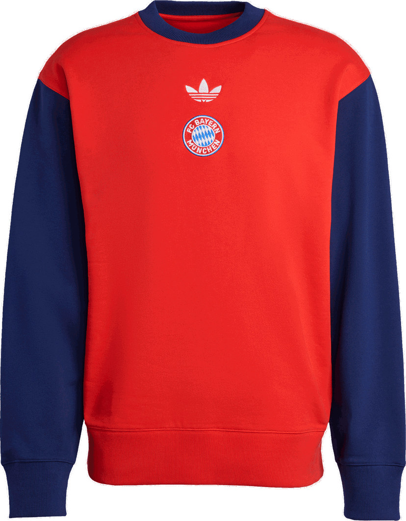 Dukserice adidas Originals FC Bayern München LFSTLR Crew Sweatshirt Višebojno | kc7795