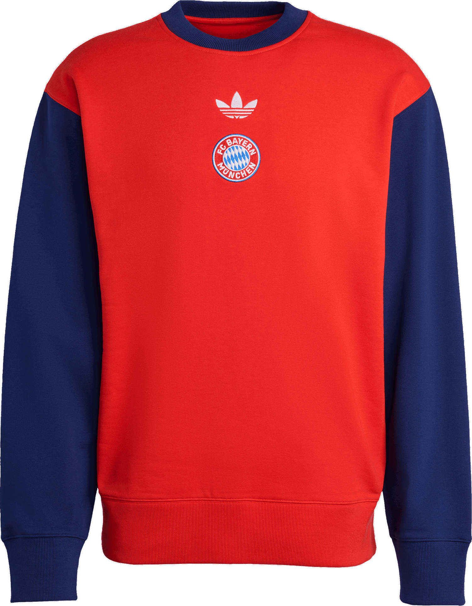 Dukserice adidas Originals FC Bayern München LFSTLR Crew Sweatshirt Višebojno | kc7795, 0