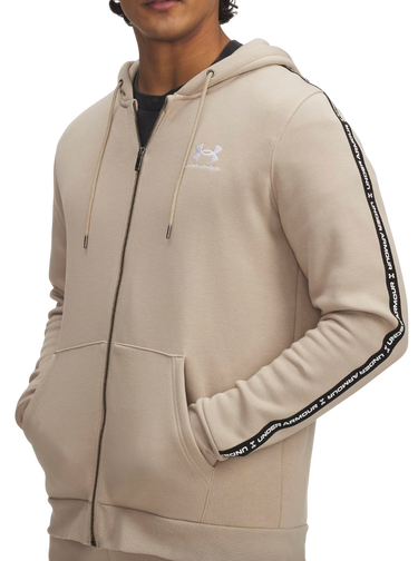 Dukserice Under Armour Icon Fleece Taped Full-Zip Hoodie Bež | 1390298-299, 0