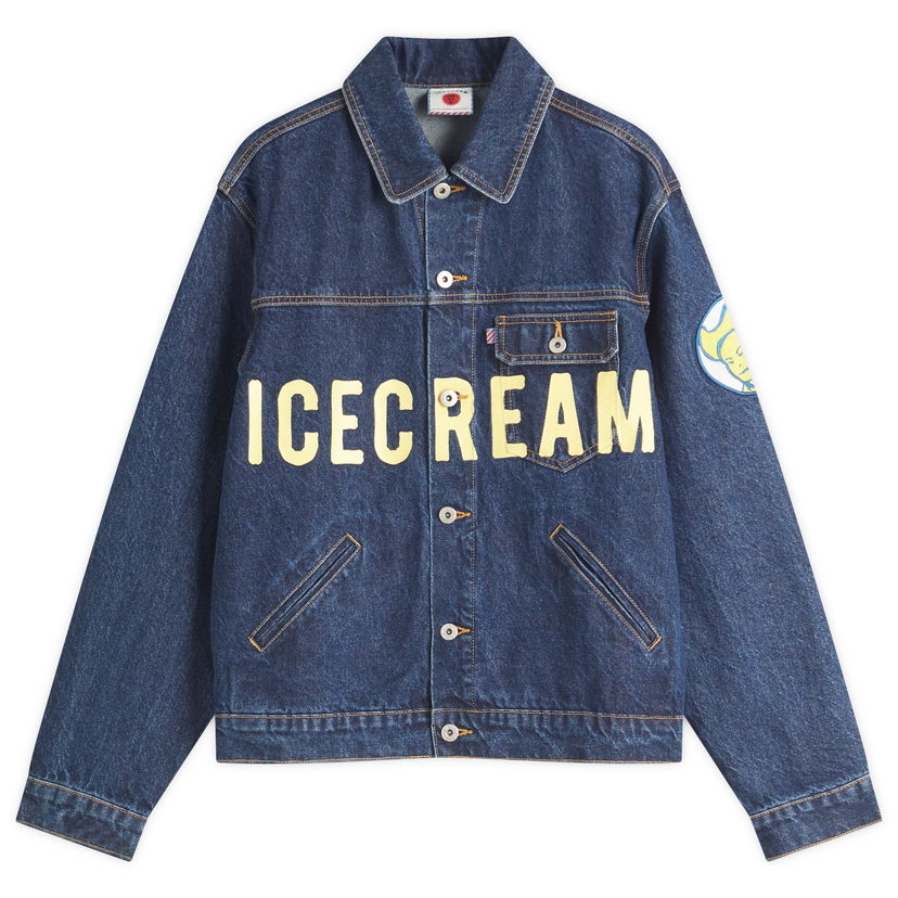 Jakna BBC IceCream ICECREAM Cowboy Denim Trucker Jacket, Size Large Plava | ICD25108-IND