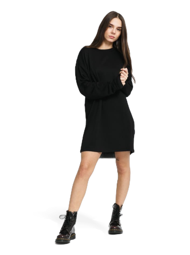 Haljina Urban Classics Modal Terry Crew Dress Crna | TB3014 black