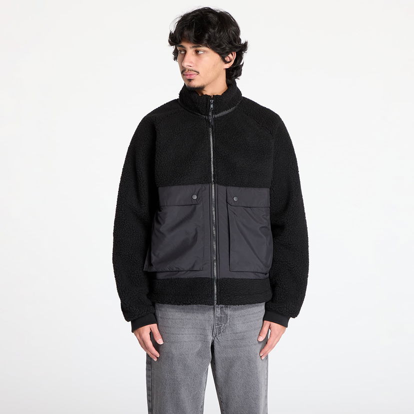 Parka Urban Classics Short Raglan Sherpa Jacket Crna | TB6329-00825