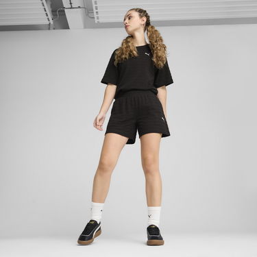 Kratke hlače Puma ESS Elevated Structured 5" High-Waisted Shorts Crna | 685028_01, 2