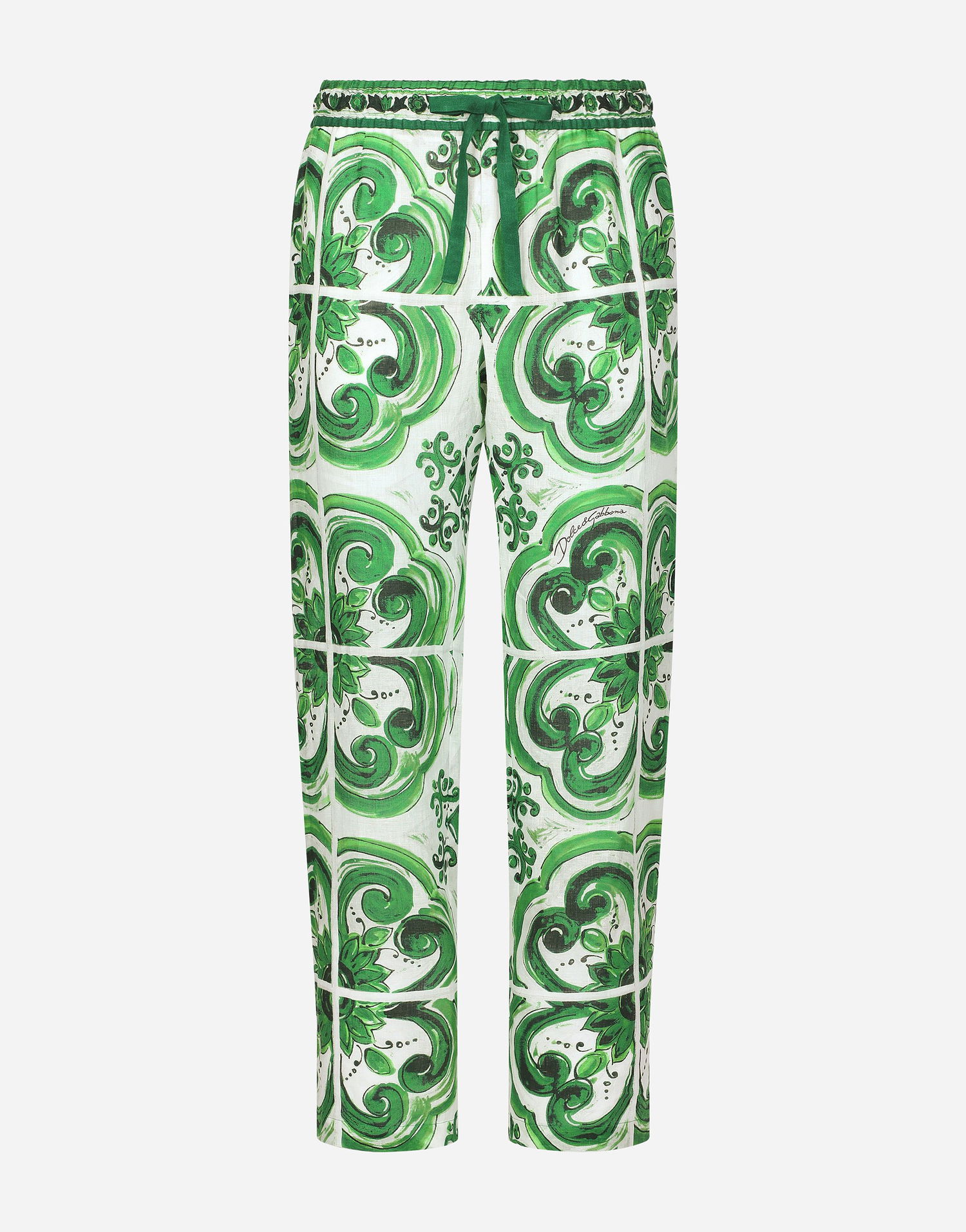 Hlače Dolce & Gabbana Jogging Pants With Print Zelena | GV4LHTFP4M8HU3TN, 0