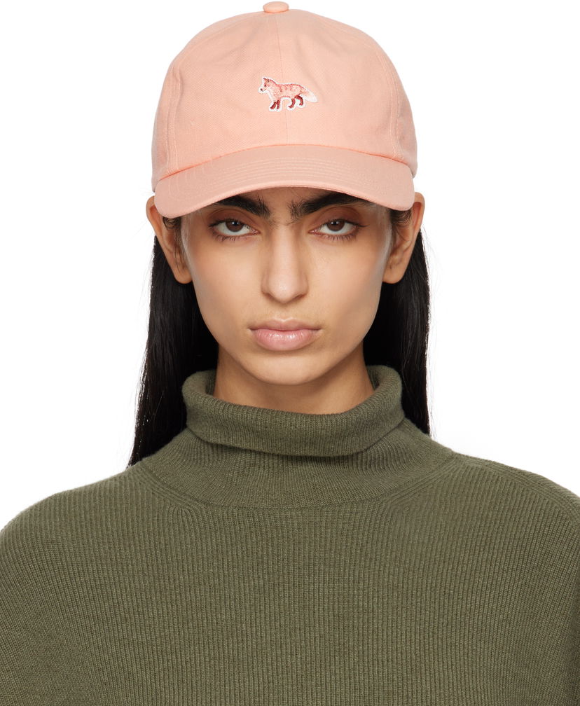 Kapa MAISON KITSUNÉ Maison Kitsuné Baby Fox Baseball Cap Ružičasta | OW06108WB0026