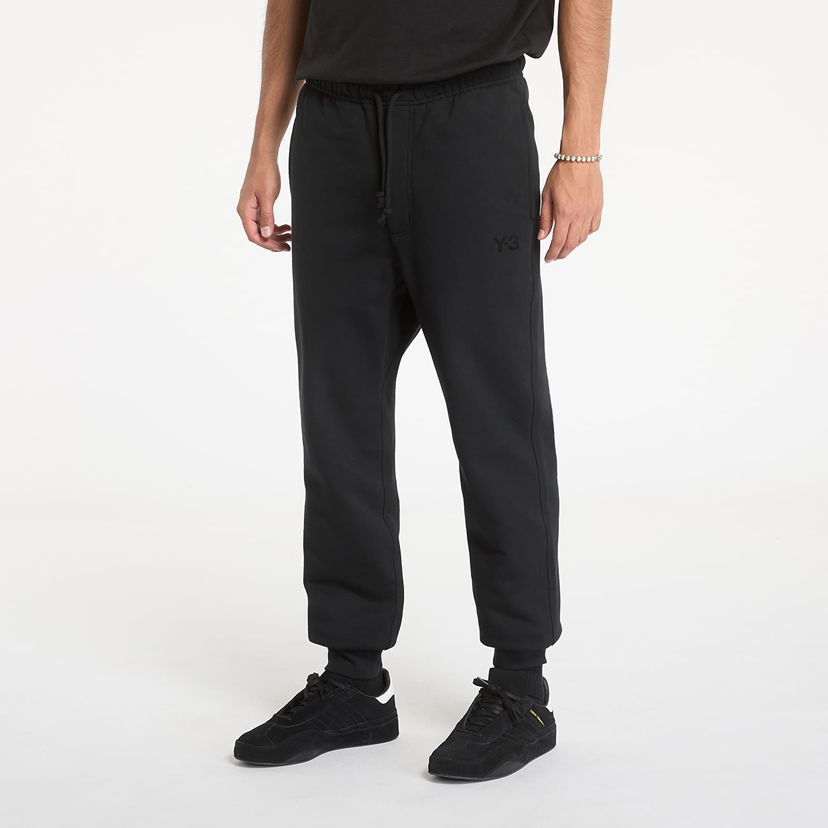 Trenirka Y-3 Brushed Terry Cuffed Pant Black Crna | IW0070