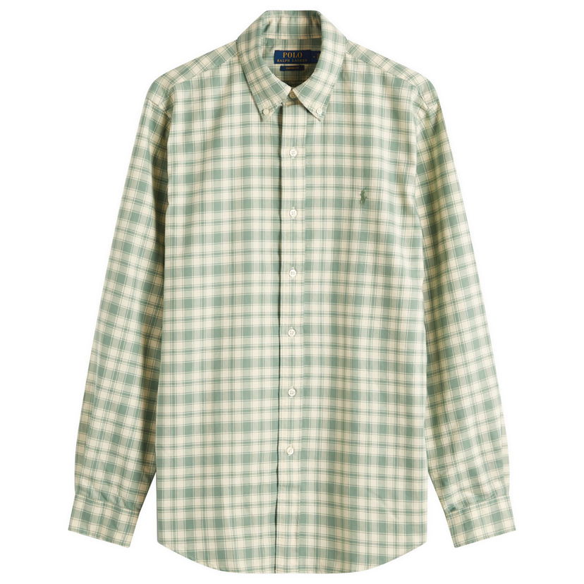 Košulja Polo by Ralph Lauren Ralph Lauren Men's Custom Fit Oxford Shirt, Size Large Zelena | 710968962001