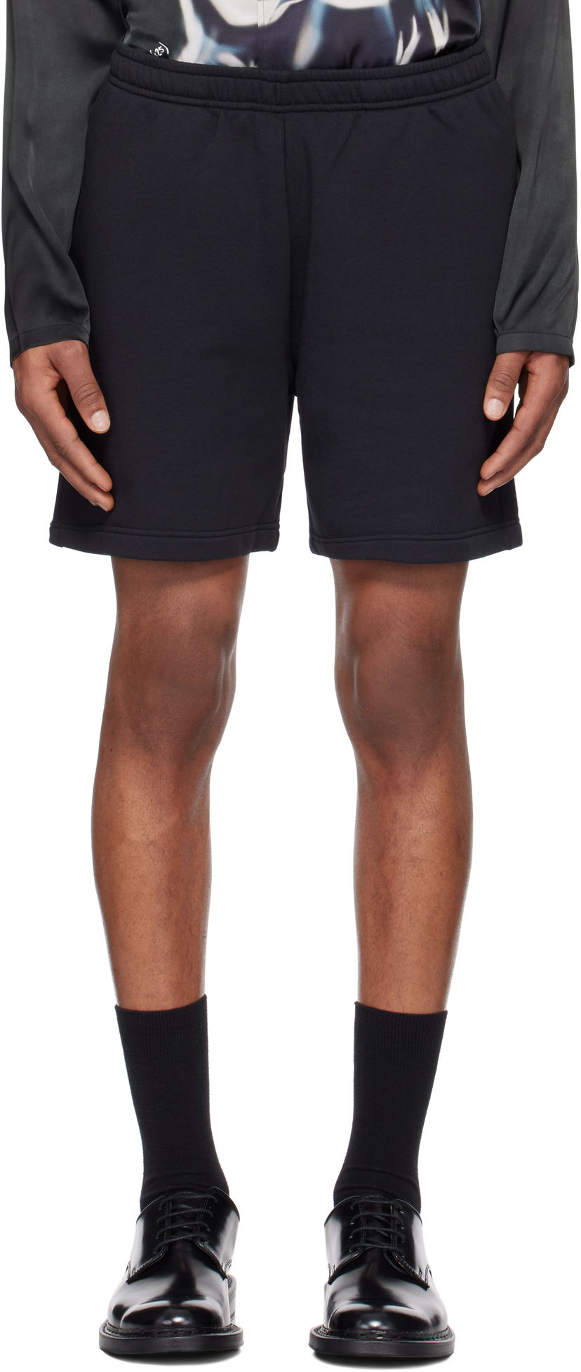 Kratke hlače Acne Studios Fleece Shorts by Acne Studios Crna | CE0064-