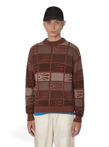 Džemper PACCBET Logo Crewneck Sweater Smeđa | PACC11N003 1