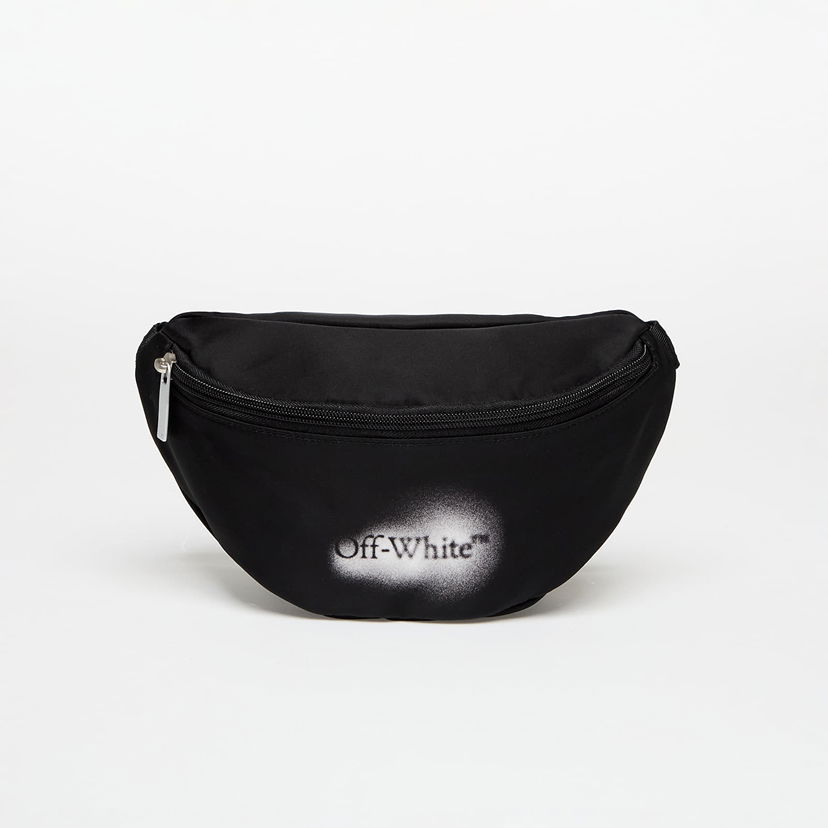 Torba oko struka Off-White Off-White Kids Arrow Spray Fanny Pack Crna | OBNO001S25FAB0011001