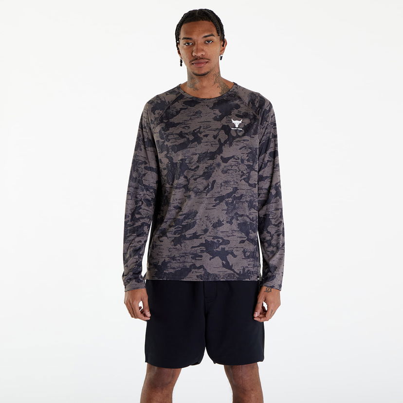 Majica kratkih rukava Under Armour Project Rock IsoChill Long Sleeve T-Shirt Crna | 1383218-176