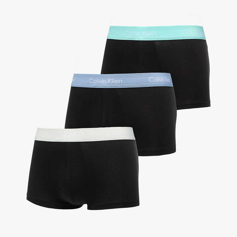 Bokserice CALVIN KLEIN Cotton Stretch Low Rise Trunk 3-Pack Black Crna | 0000U2664G VXA