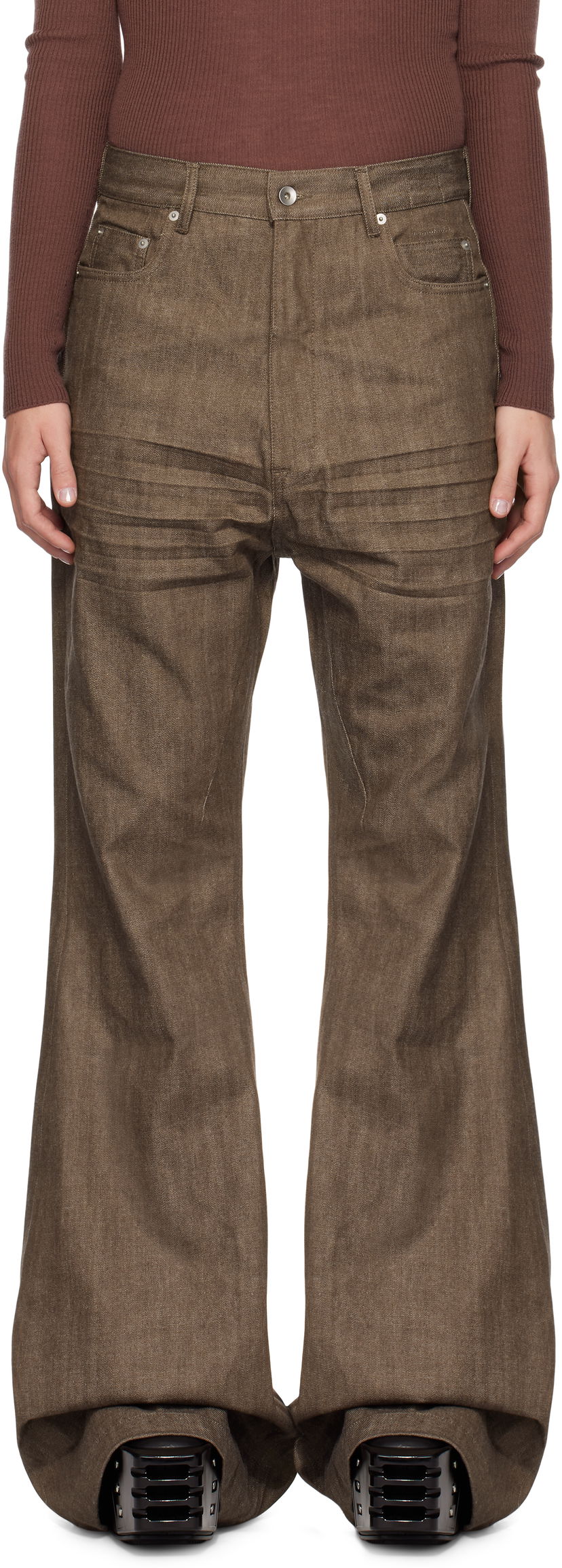 Jeans Rick Owens Bootcut Jeans Siva | DU02D2365 DKRAW