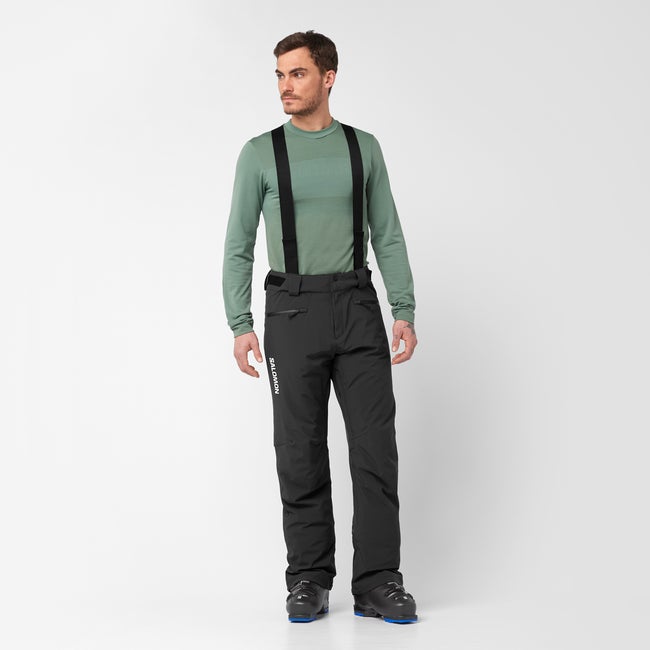 Hlače Salomon Ski Pants Edge Crna | LC2150900