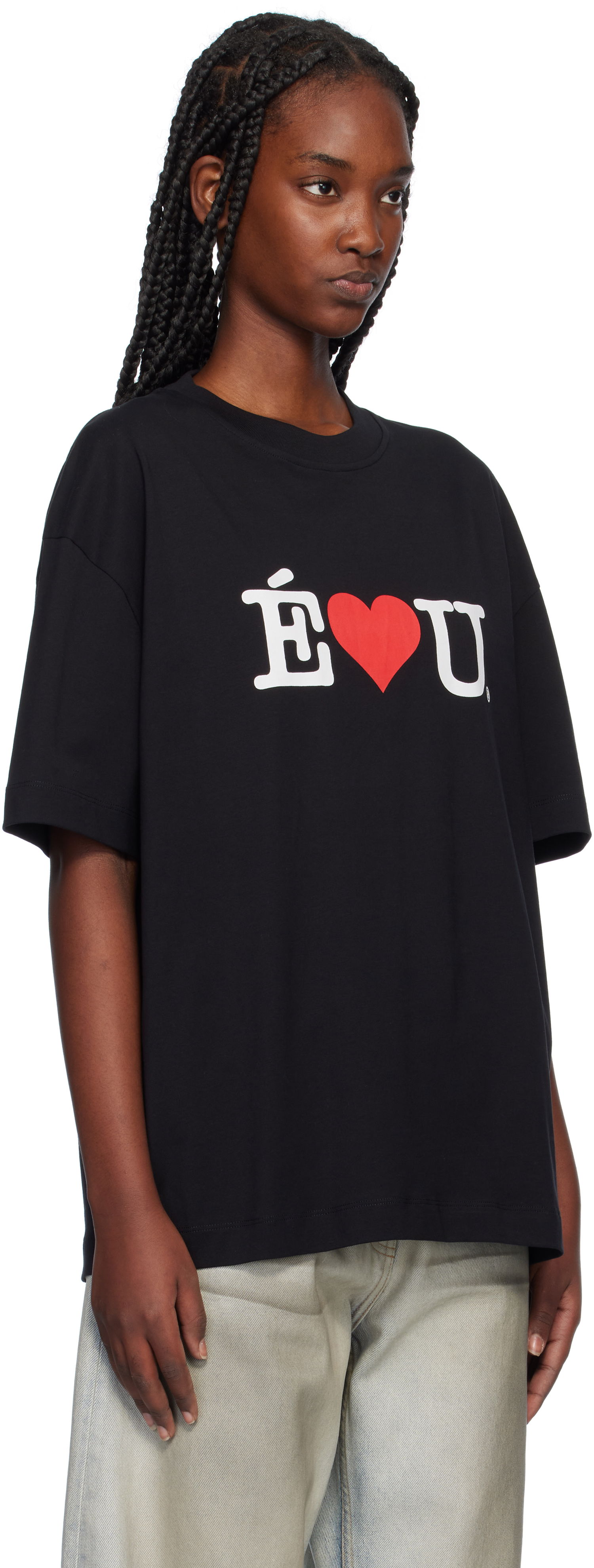 Majica kratkih rukava Études Études 'ÉLU' Relax T-Shirt Crna | H24MMTSH137-99, 1