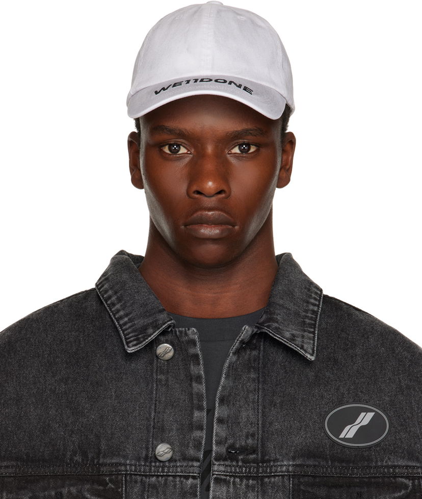Kapa We11done We11done Logo Cap Bijela | WD-AH3-22-409-U-WH